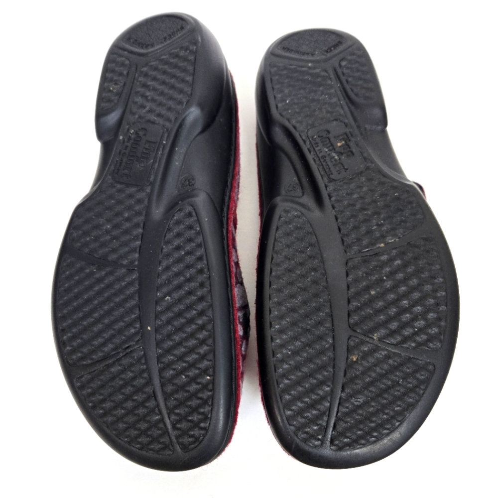 FINN COMFORT Embossed Fabric Clogs - Picture 8 of 14